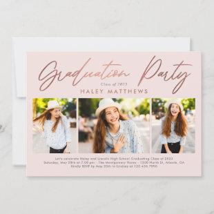 Penned Party Graduation Party Invitation