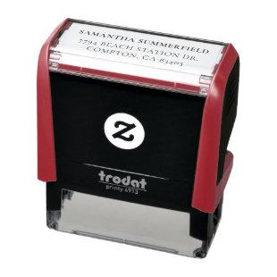 Personal Name Return Address Graduation Party Self-inking Stamp