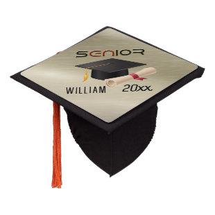 Personal Name, Senior graduated 2023  Graduation Cap Topper