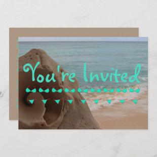 Personalized Bikini Beach Theme | Pool Party Invitation