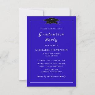 Personalized Choose Colors Graduation Invitation