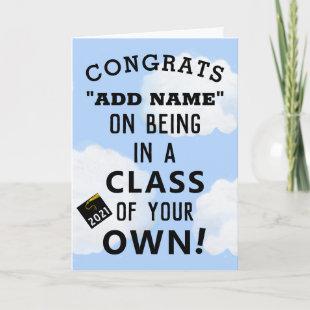 Personalized Graduation congrats Card