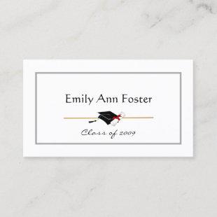 Personalized Graduation Name Cards