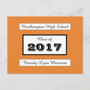 Personalized Graduation/Reunion Postcard