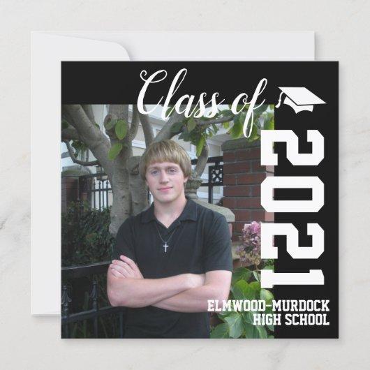 Personalized Guys High School Graduation Announcement