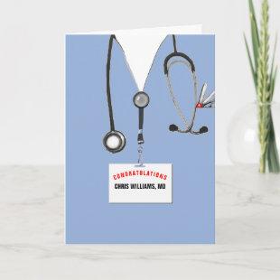 personalized medical school graduation card