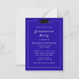 Personalized Moden Colors Graduation Invitation