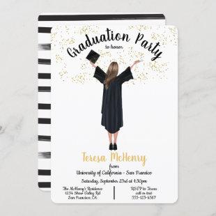 Personalized Portrait Graduation invitations