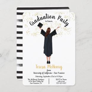 Personalized Portrait Graduation invitations