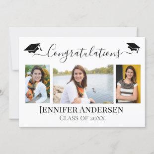 Personalized Senior Photo High School Graduation Announcement