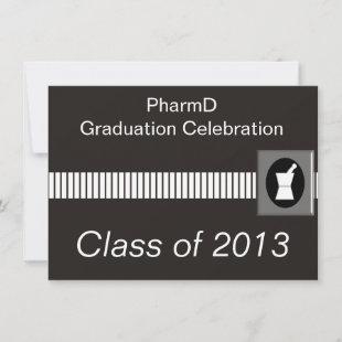 Pharmacist Graduation Invitations Class 2013