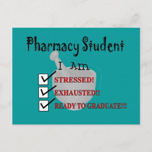 Pharmacy Student "Ready To Graduate!!!" Announcement Postcard