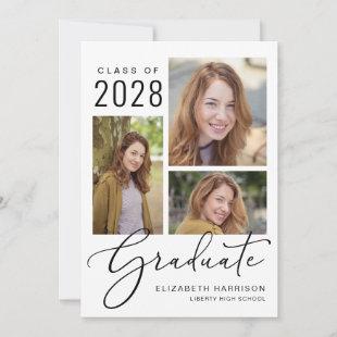 Photo Collage Script Graduation Announcement