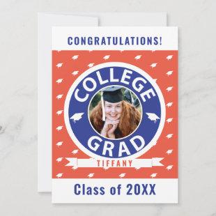 Photo College Graduation Announcement