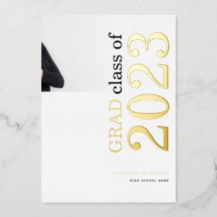 Photo Grad 2023 Gold Real Foil Announcement