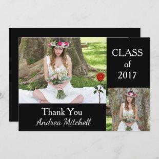 Photo Graduation Thank You Card