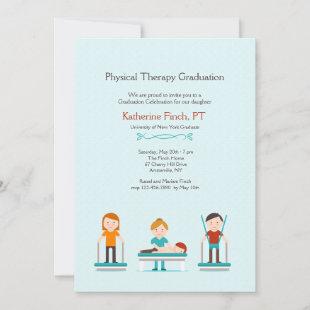 Physical Therapy Graduation Invitation