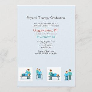 Physical Therapy Graduation Invitation (Male)