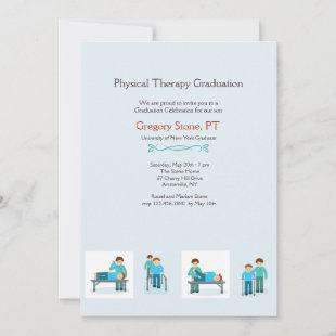 Physical Therapy Graduation Invitation (Male)