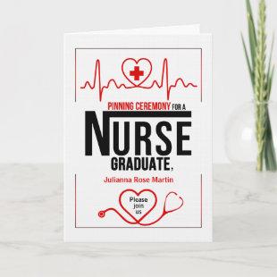 Pinning Ceremony Nursing School Graduate Card