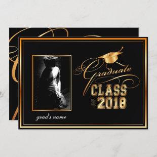 PixDezines photo/diy color 2018 graduation Invitation