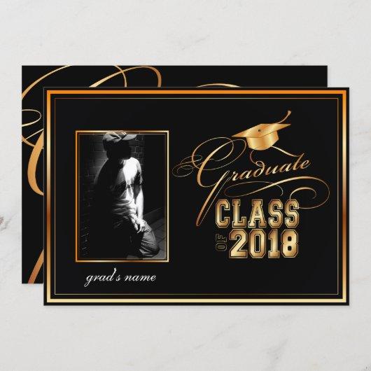 PixDezines photo/diy color 2018 graduation Invitation