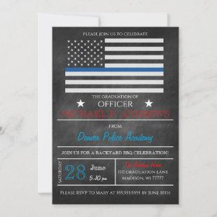 Police Academy Graduation Invitation