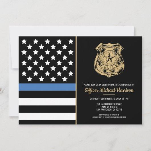 Police Graduation Law Enforcement Academy Invitation
