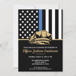 Police Officer Law Enforcement Retirement Invitation