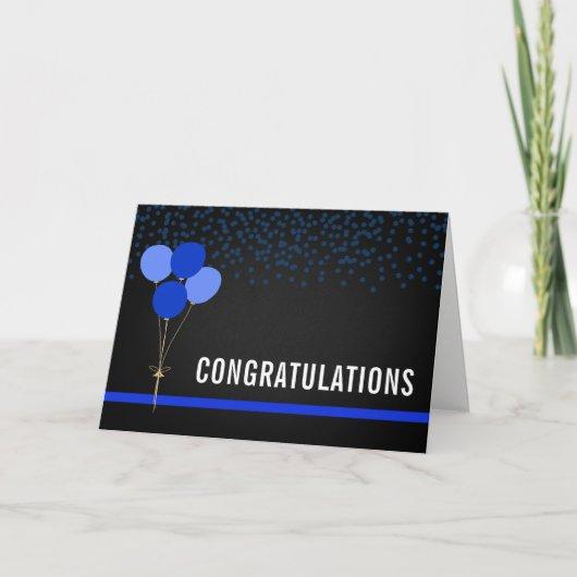 Police Party Style Congratulations Card