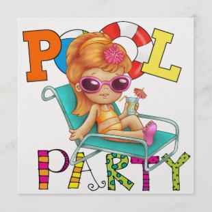 Pool Party - SRF Invitation