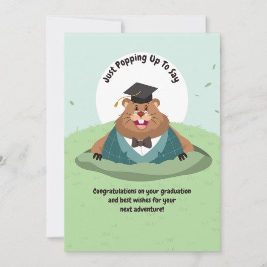 Popping Up To Say Graduation Card