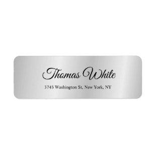 Professional Classical Plain Silver Grey Label