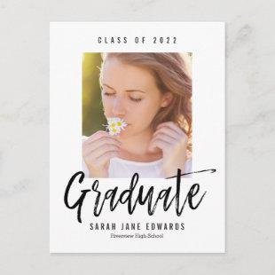 Proudly Brushed Graduation Postcard