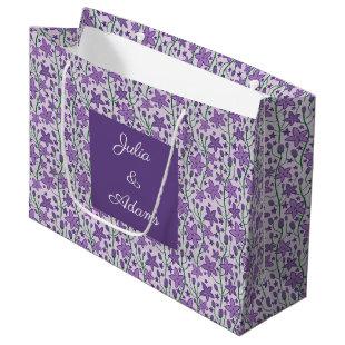 Purple Flower Gift Bag