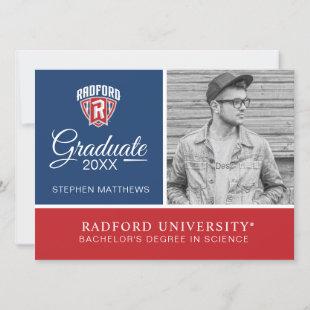 Radford University Arch Shield | Graduation Invitation