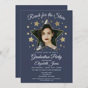 Reach for the Stars Graduation Invitation