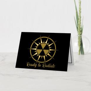 Ready to Radiate Graduation Foil Holiday Card