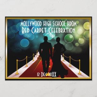 red carpet black tie vip event invitation