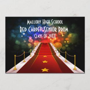 red carpet event or prom vip invitation