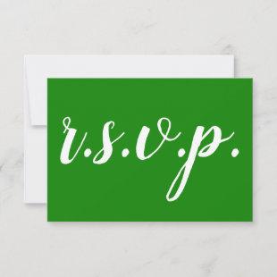 Respectable & Elegant "r.s.v.p." Card