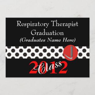 Respiratory Therapist Graduation Invitations 2012