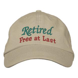 Retirement Cap by SRF - Free at Last !