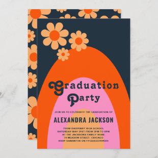Retro Vintage Graduate Party Invitation