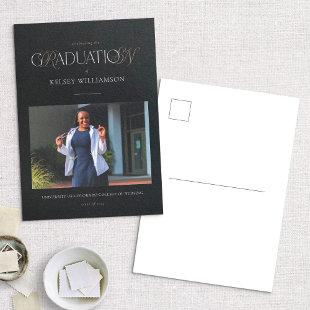 RN Nursing Degree Photo Graduation Announcement Postcard