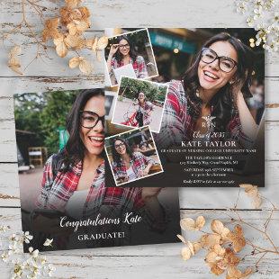 RN Nursing Photo Collage Graduation Square Invitation