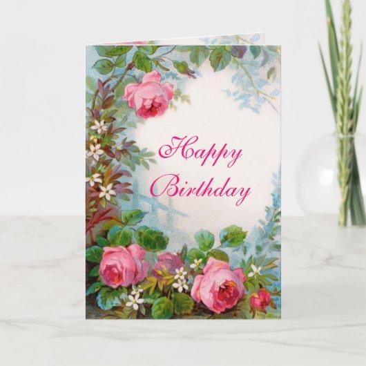 ROSES & JASMINES, Happy Birthday Card
