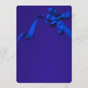 Royal Blue with blue bow Template