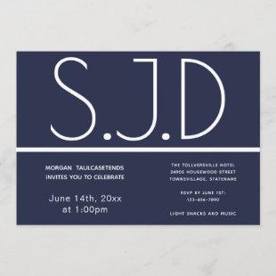 S.J.D degree Graduation Party Invitation
