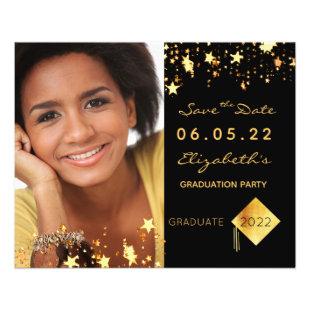 Save the Date graduation party 2022 photo budget Flyer